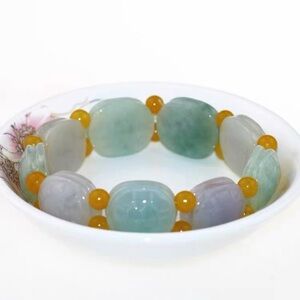 Natural Grade A Type Jadeite Burmese Jade bracelet